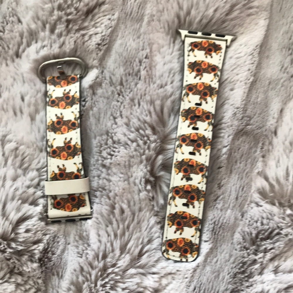 Sunflower buffalo Apple Watch band